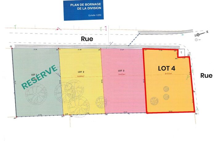 Terrain à vendre de 717 m² - Quartier calme - PORT SAINTE FOY ET PONCHAPT (33) — photo 2