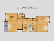 Dpt Yvelines (78), à vendre LE CHESNAY appartement 3 chambres de 94 m² — photo 2