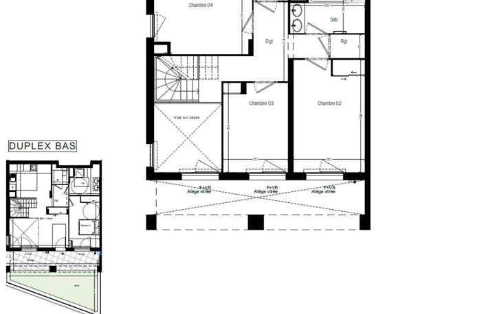 Appartement Duplex Marseille 5 pièce(s) 107 m2 — photo 4
