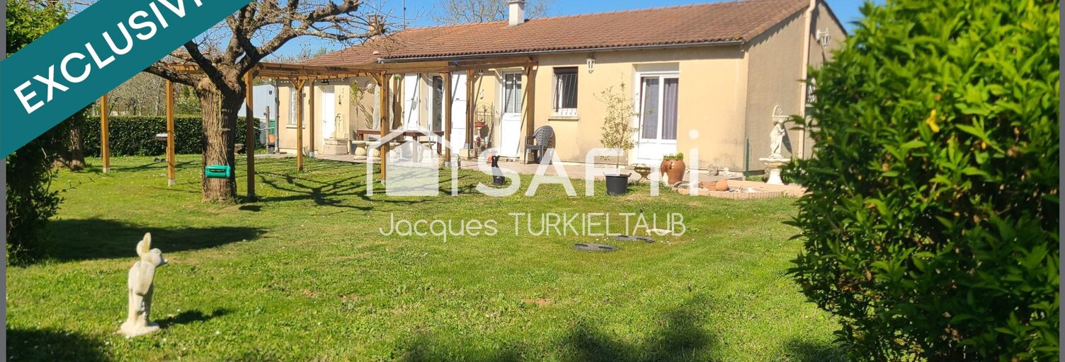 Maison 5 Pièces 100 m² à vendre à Beurlay (17250)