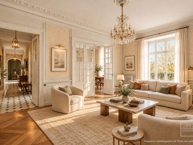 LYON 6, BD DES BELGES, 202.95m² + T2 + CHAMBRE SERVICE + GARAGE — photo du bien