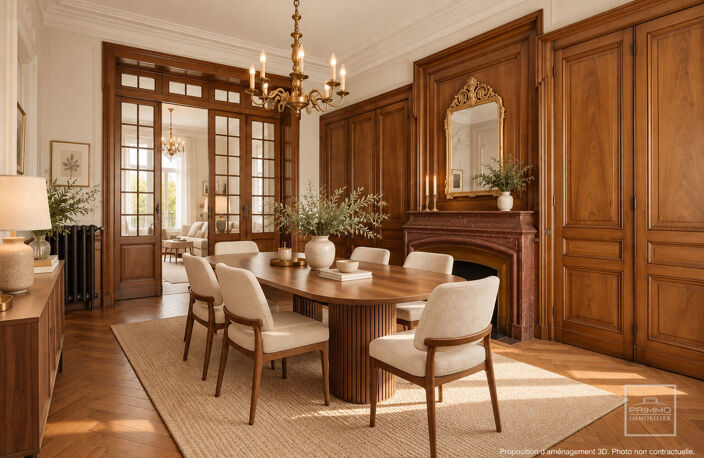 LYON 6, BD DES BELGES, 202.95m² + T2 + CHAMBRE SERVICE + GARAGE — photo 4