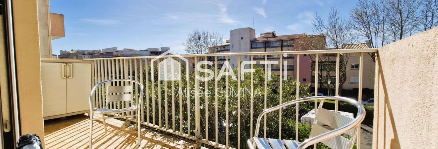 Appartement 1 Pièce 17 m² à vendre à Agde (34300)