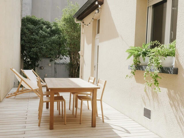 À Reims à 10mn à pied de la gare centre et du centre ville , maison familiale avec extérieur — photo du bien