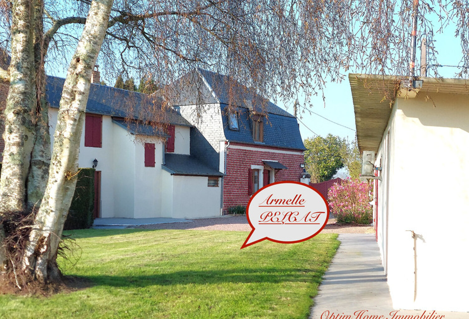 MAISON 9 PIÈCES 160,10m2 AVEC CHAMBRE PLAIN-PIED SUR TERRAIN 691M2 AVEC DÉPENDANCES  BRANVILLE (Calvados) 345 000€ — photo 1