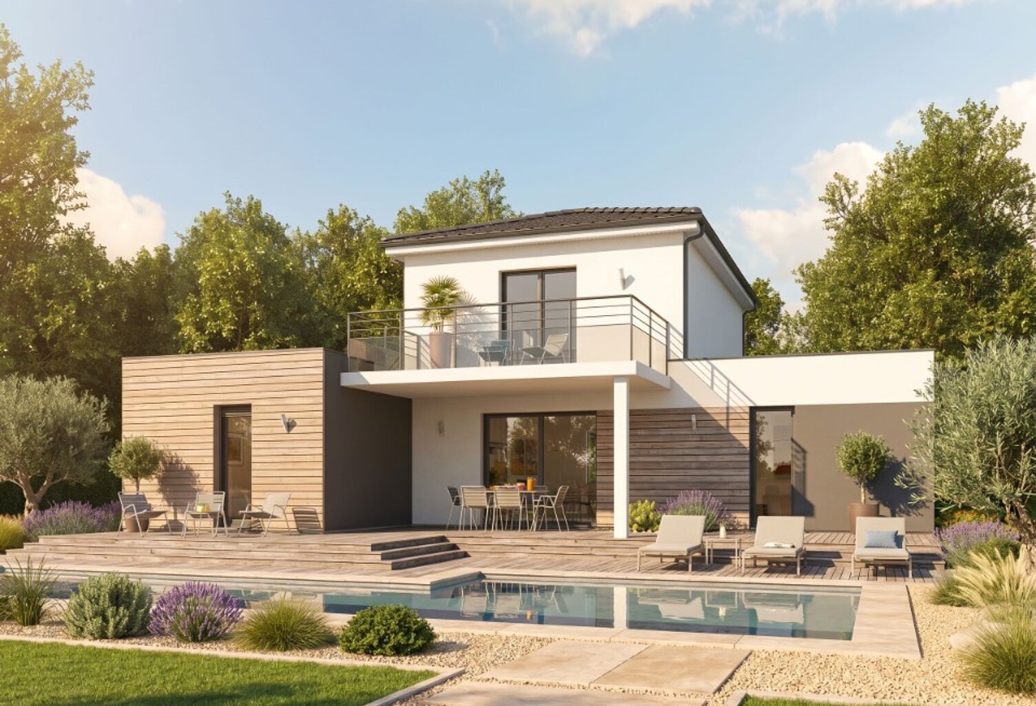 Maison à construire à Saint-Pierre-du-Mont (40280) — photo 1
