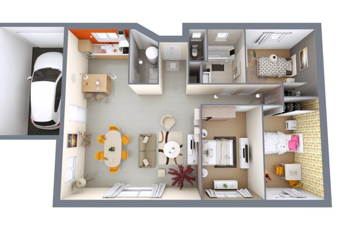 Maison à construire à Saint-Avit (40090) — photo 3