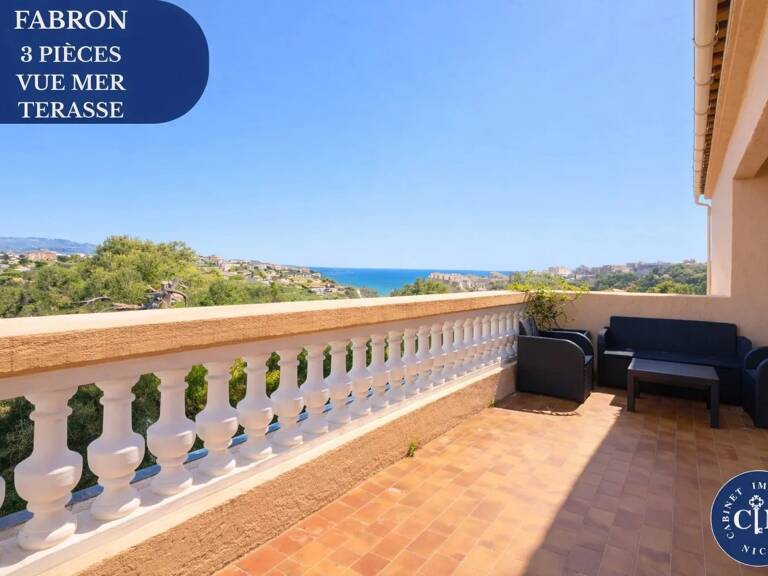 3 Pièces – Terrasse – Vue mer – Fabron / Azura Park — photo 1