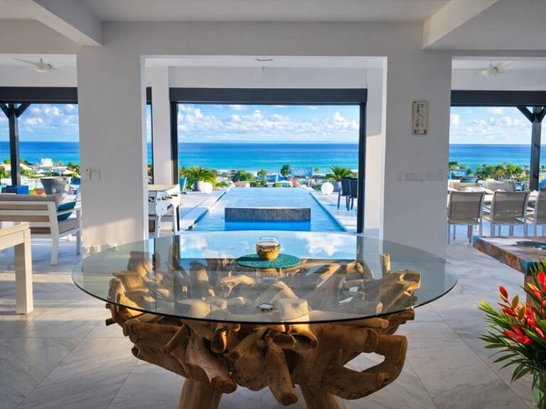A VENDRE - PROPRIÉTÉ CONFIDENTIELLE – VILLA CONTEMPORAINE – VUE MER ABSOLUE – PRESTATIONS SIGNATURE - SAINT FRANCOIS — photo 1
