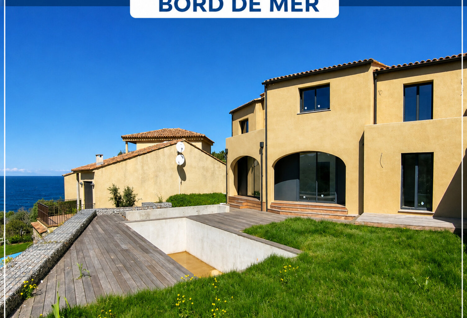 RARE Sant Ambroggio quartier des Villas - Villa Neuve 2024 225 m² 6 chambres - piscine Vue Mer — photo 1