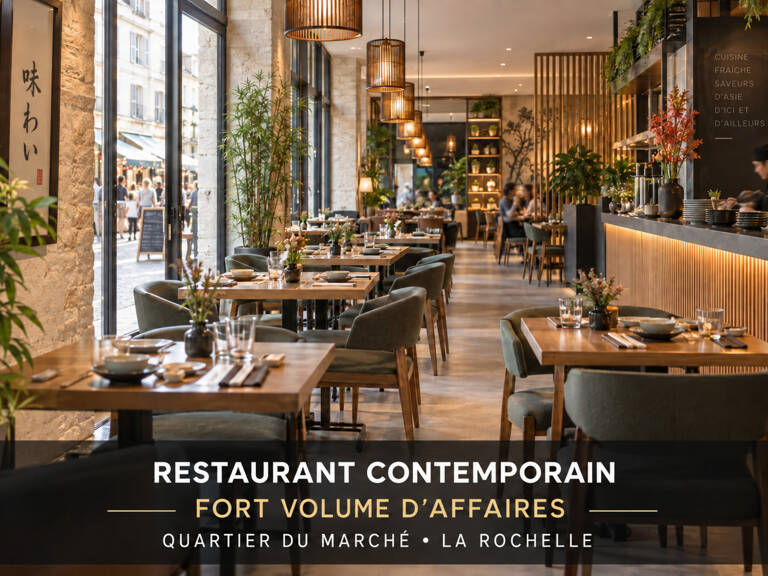 A VENDRE RESTAURANT LA ROCHELLE (17) MARCHE, Belles prestations, affaire clés en mains, FORT VOLUME D'AFFAIRE — photo 1