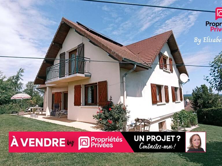 Dans le Dépt 25, proche RECOLOGNE : Belle maison familiale de 193 m2 habitables avec sous-sol complet semi-enterré. Vue panoramique. Terrain piscinable — photo 1