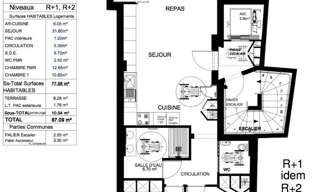 Appartement 3 Pièces 77 m² à vendre à Pornic (44210)