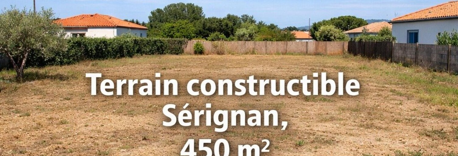 Terrain  450 m² à vendre à Sérignan (34410)