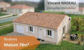 Maison 4 Pièces 78 m² à vendre à Rivières (16110)