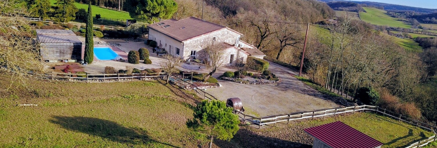 Maison 8 Pièces 370 m² à vendre à La Sauvetat-de-Savères (47270)