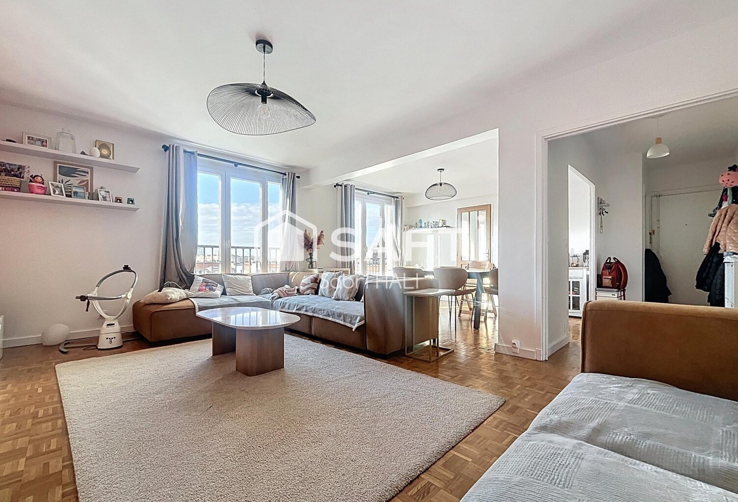 Vué dégagée, plein sud, balcon, refait à neuf. — photo 1