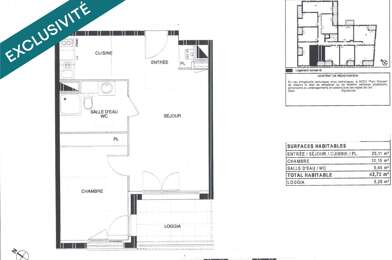 Appartement 2 pièces 149000 €