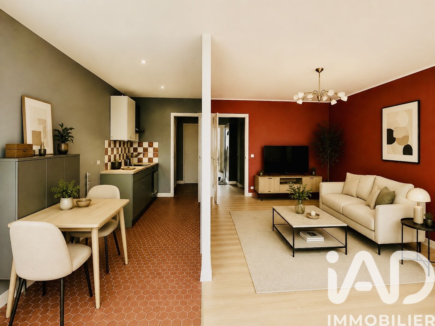 Appartement à vendre, 3 pièces, 66 m², Colombes