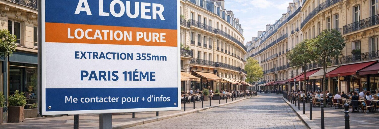 Commerce  92 m² à louer à Paris 11 (75011)