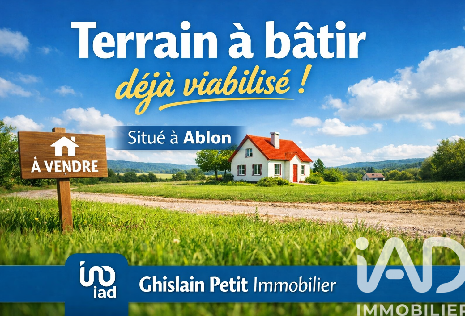 Vente Terrain 374 m&sup2; — photo 1