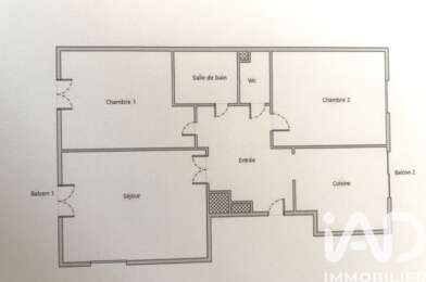 Appartement 3 pièces 105000 €