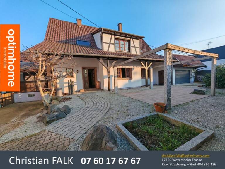 Exclusivité à Weyersheim – Maison familiale 165 m² - 8 pièces - 4 Chambres - Grand garage — photo 1