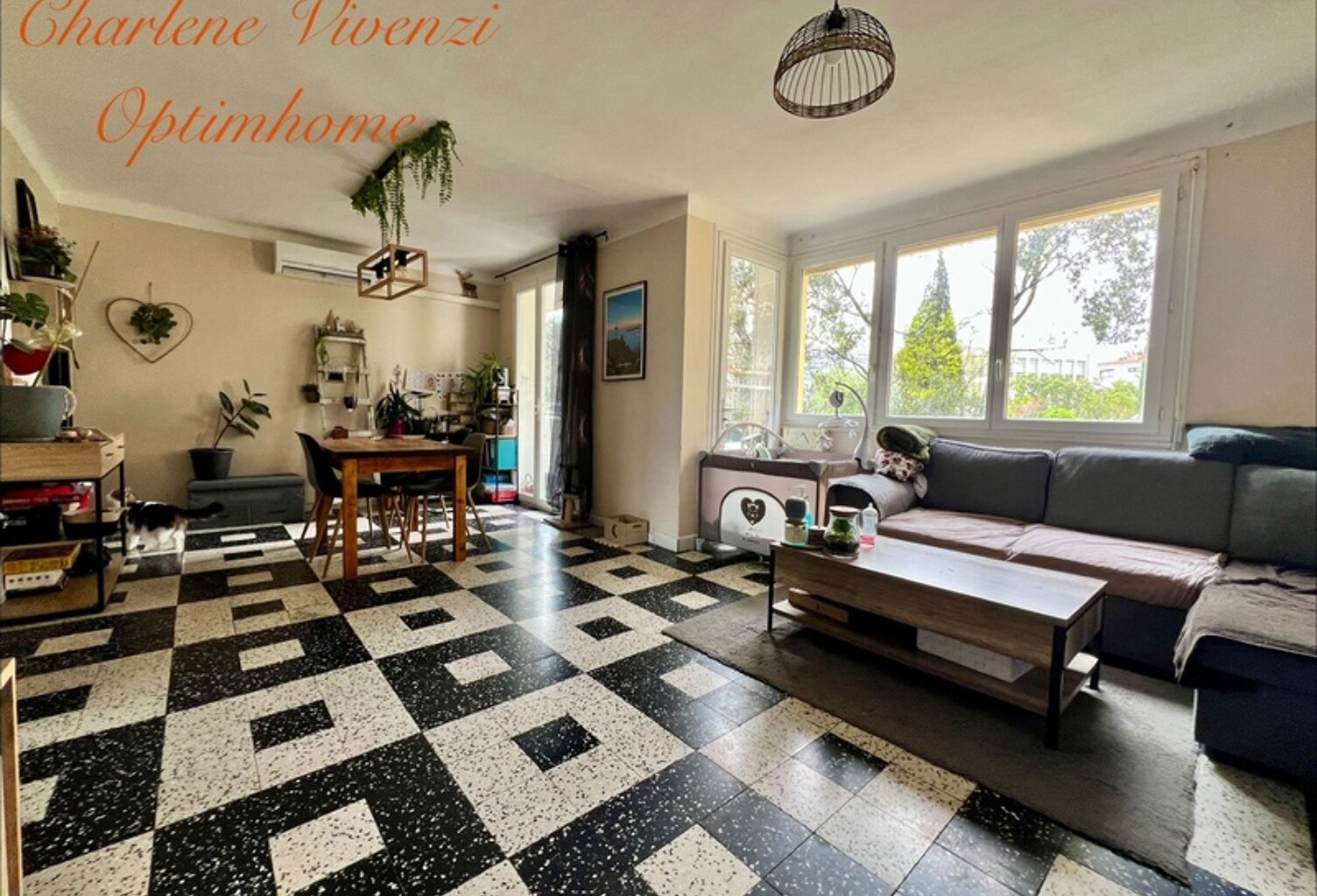 A vendre 3 pièces lumineux avec balcon, parking et cave - Perpignan (66) — photo 1