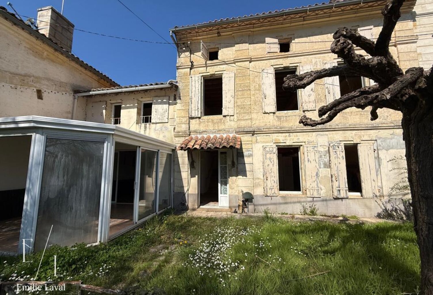 Maison en pierre au calme avec 4 chambres et vue rivière à SAINTE TERRE (33) — photo 1