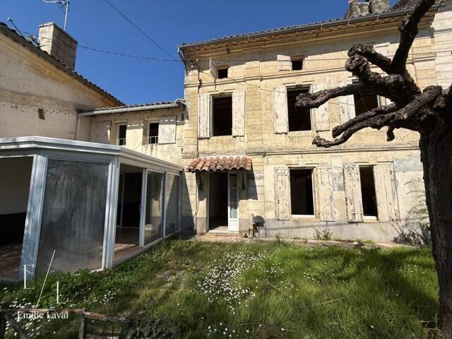 Maison en pierre au calme avec 4 chambres et vue rivière à SAINTE TERRE (33) — photo du bien