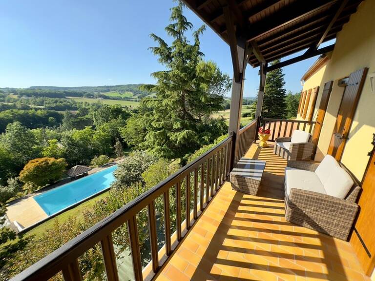 Maison avec vue panoramique + piscine – Penne d’Agenais (47) — photo 1