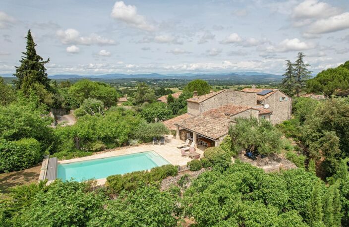 Mas en pierre avec piscine et vue panoramique — photo 3