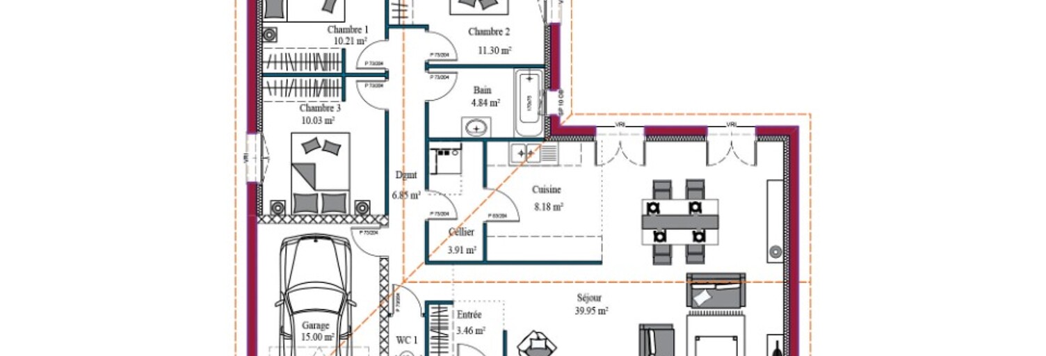 Maison 4 Pièces 100 m² à vendre à Vaux-sur-Mer (17640)