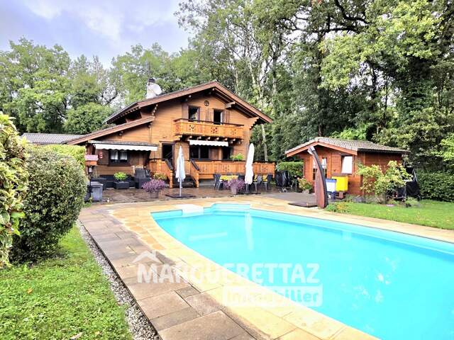 CHALET 110 M² - 3 CHAMBRES - PISCINE ET ANNEXES — photo du bien