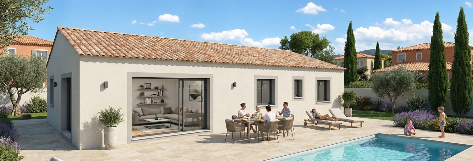 Maison 90 m² à construire Néoules (83136)