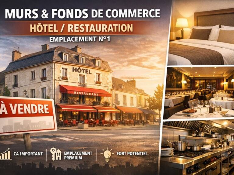 MURS & FONDS DE COMMERCE – HÔTEL / RESTAURATION – EMPLACEMENT N°1 — photo 1