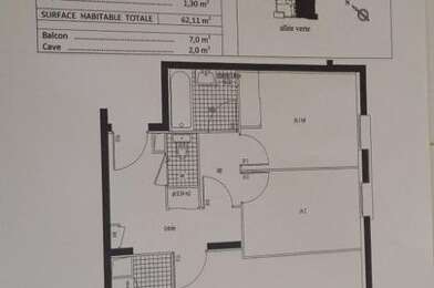 Appartement 3 pièces 1240 €