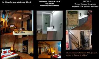 Appartement 1 Pièce 40 m² à louer à Roubaix (59100)