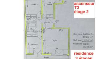 Appartement 3 Pièces 77 m² à louer à Le Bouscat (33110)