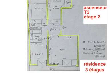 Appartement 3 pièces 1550 €