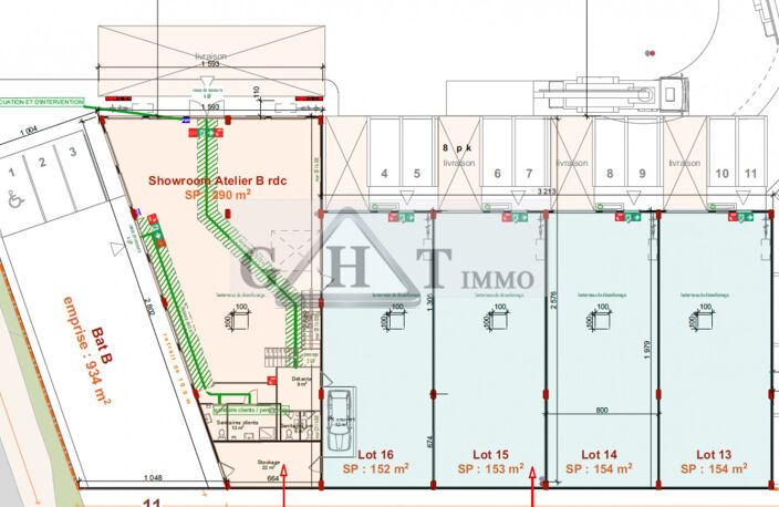 Vaux-le-Pénil – Cellules d’activités neuves 150 m² — photo 2