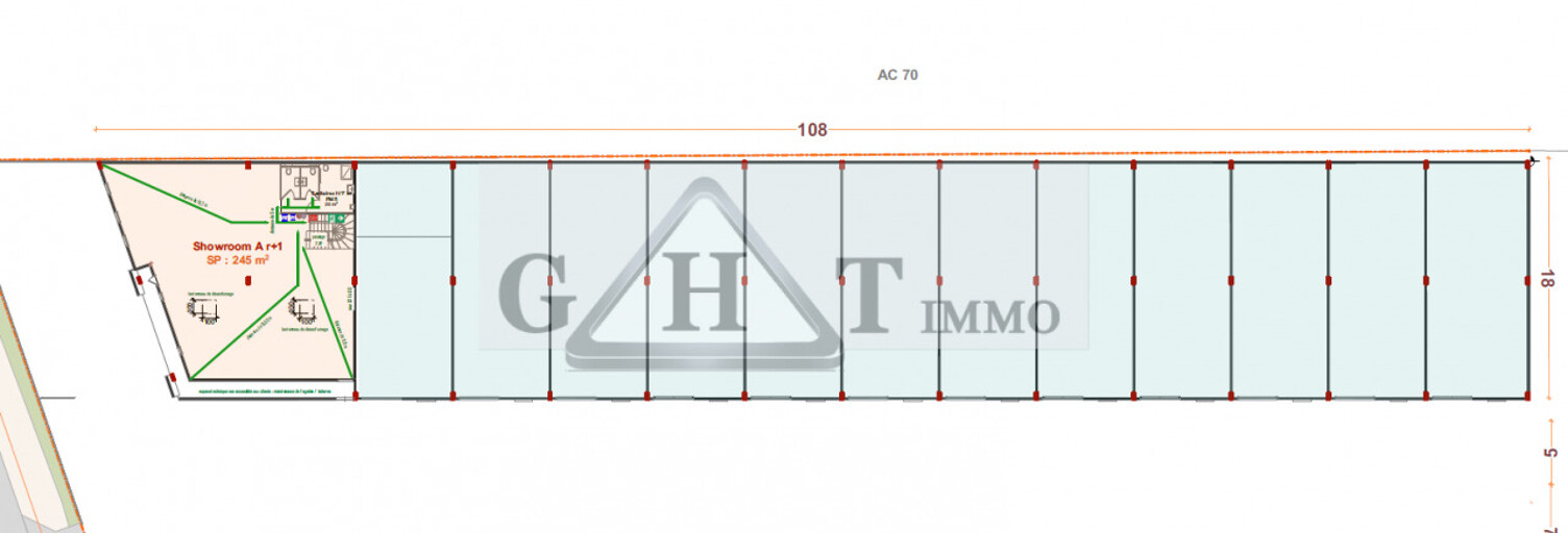 Local industriel  156 m² à vendre à Vaux-le-Pénil (77000)
