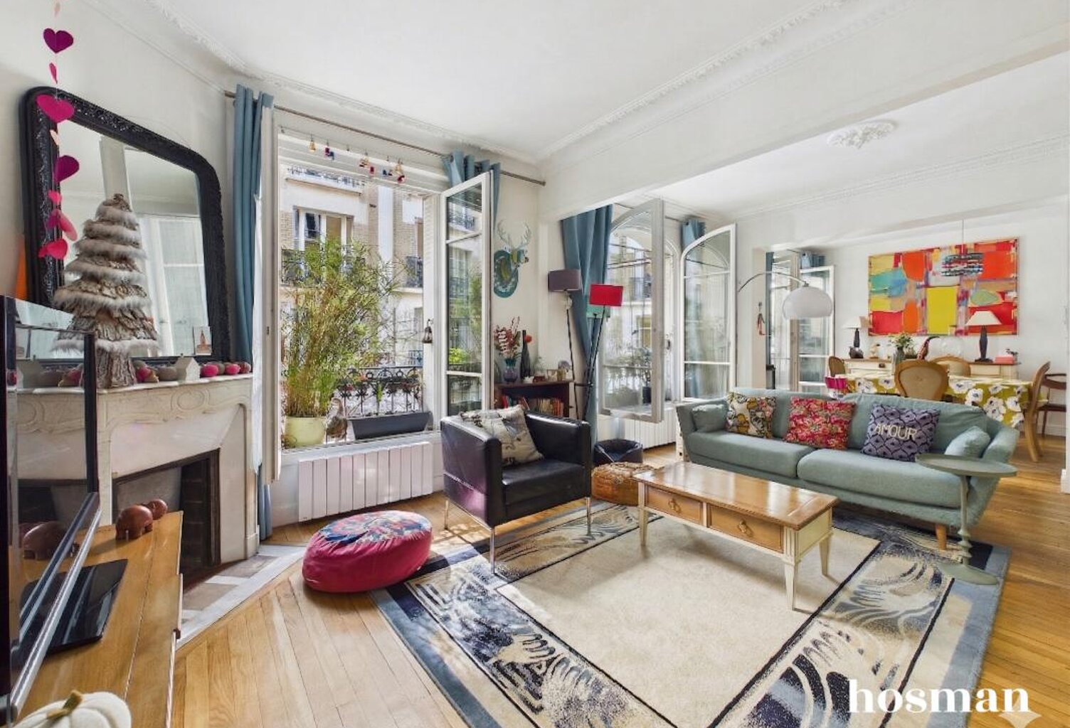 Appartement 4 pièces de 101m2 avec double cave et double séjour - Rue Henri Dubouillon, Paris 20ème — photo 1