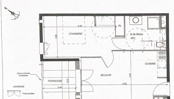 Appartement 2 pièces  à louer Marseille 2eme 13002