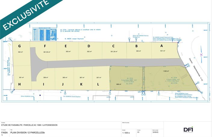 Terrain constructible pour PROMETEUR  Vue mer & montagne  Ravine à Malheur (Atlitude entre 320 et 350 m) — photo 4