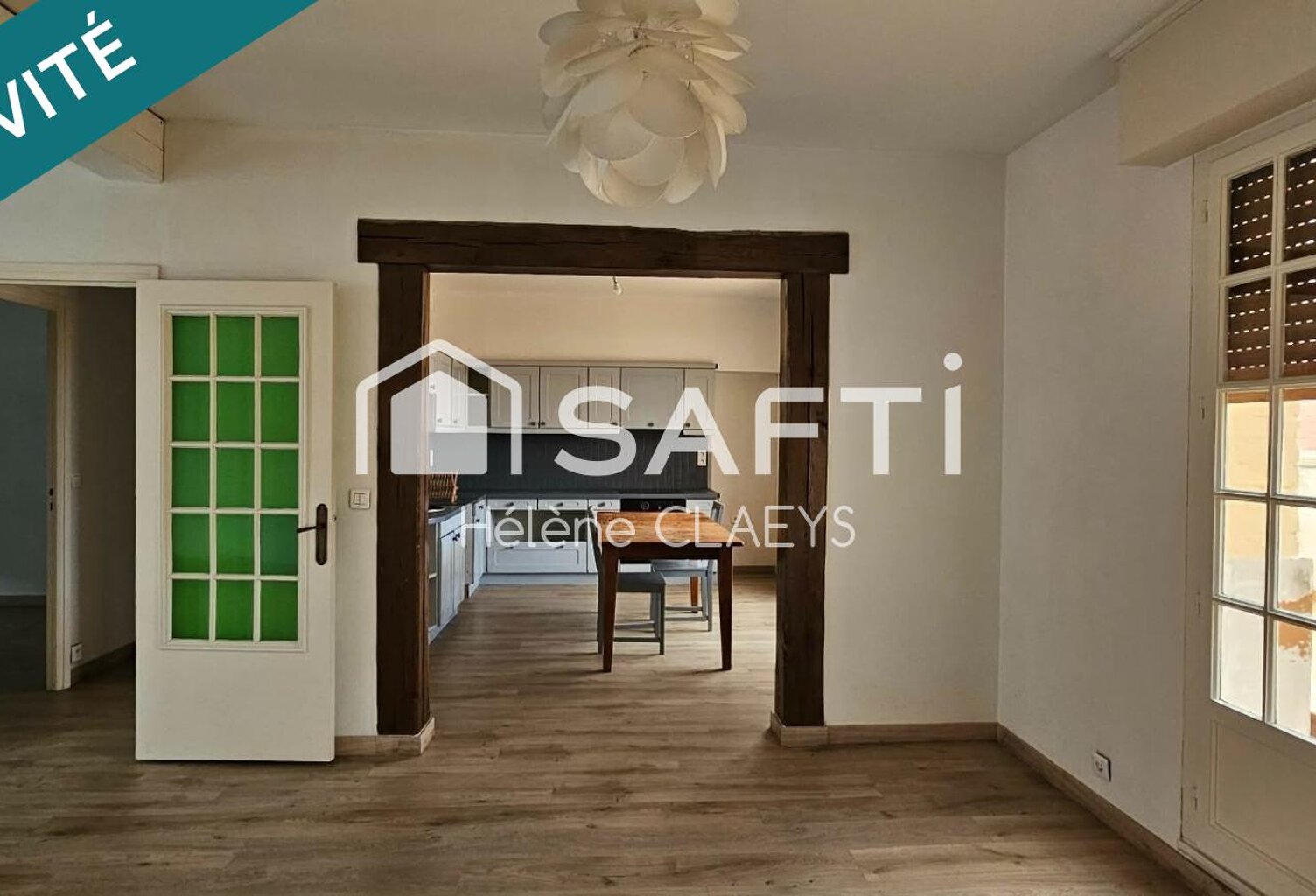 Immeuble avec salle de fitness de 440m² louée 1 667€ par mois, appartement de 78m² libre, grenier de 60m² aménageable — photo 1