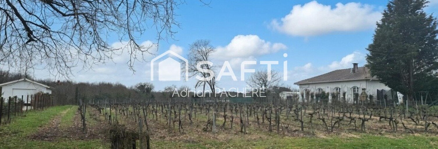 Terrain  1077 m² à vendre à Jau-Dignac-et-Loirac (33590)