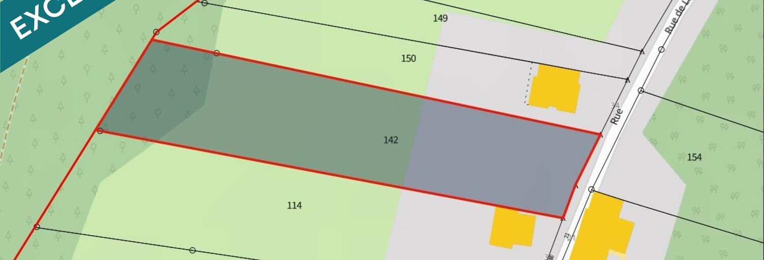 Terrain  2659 m² à vendre à Dabo (57850)