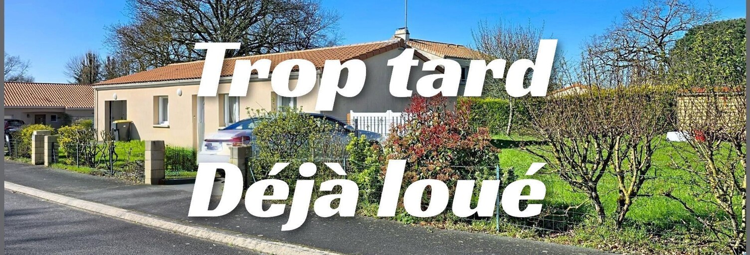 Maison 4 Pièces 85 m² à louer à Yzernay (49360)