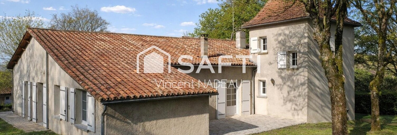 Maison 7 Pièces 194 m² à vendre à Montmoreau (16190)
